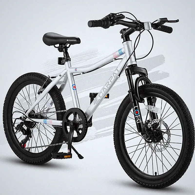 20" Boys Girls Bike, 7 Speed, Front Suspension, Disc Brake,V-Brake for Ages 8-12