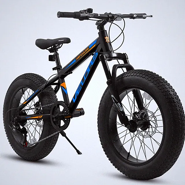 20" Fat Tire Mountain Bike Adult 7-Speed Disc Brakes Aluminum Frame
