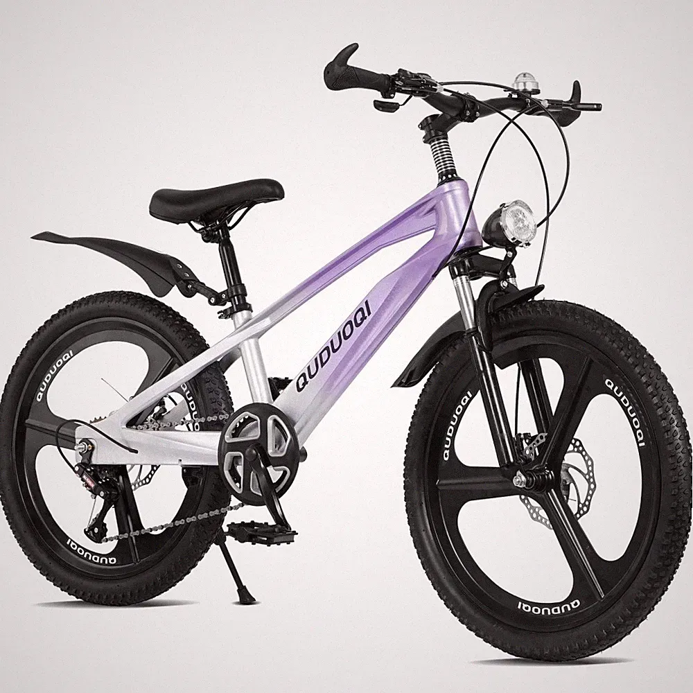 20" Kids Mountain Bike w/7-Speed, Magnesium MTB City Bicycle for Boys Girls