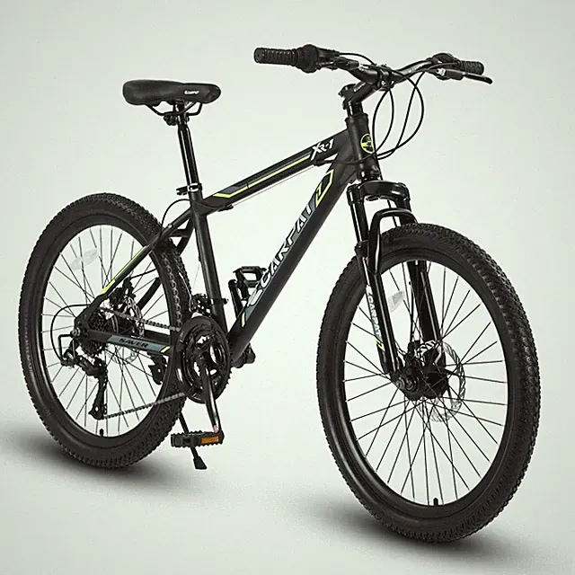 24" Mountain Bike for Boys & Girls - 21 Speed, Steel Frame with Dual Disc Brakes