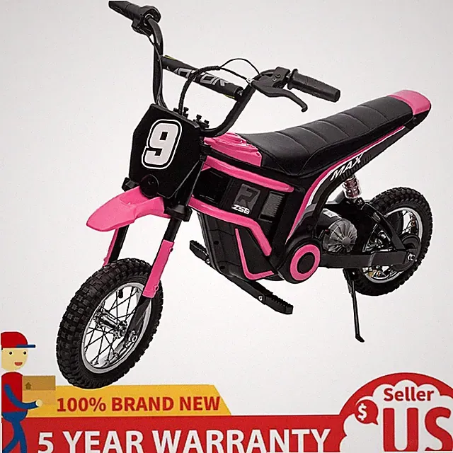 24V Electric Dirt Bike for Kids ,Off-Road Ride on Motorcycle for Boys and Girls