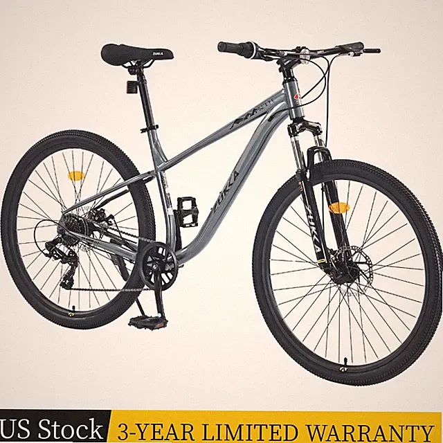 27.5" Mountain Bike 8-Speed Community Travel Bicycle for Unisex Adult & Teenager