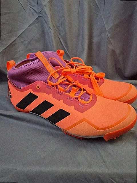 Adidas Bike Shoes Orange Purple GX1665 Cycling The Gravel Shoe Men 11.5 NEW