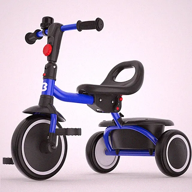 Besrey Toddler Tricycle with Bell,Kids Trikes Age 18 Months to 5 Years Boys,Blue