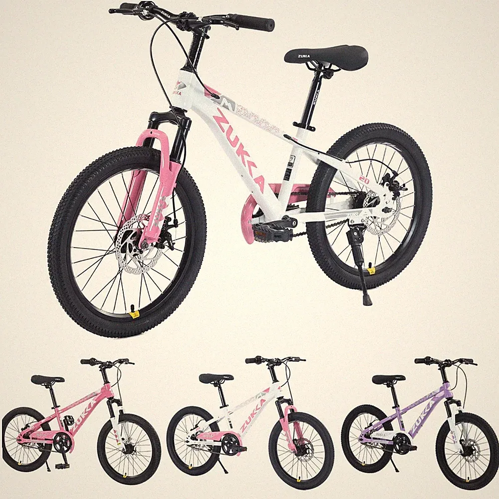 Boys Girls Mountain Bike for 7-10 Years Kids 20" Wheel Steel Frame MTB Bicycle
