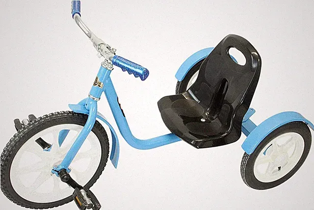 CHOPPER Style Tricycle Bike - USA Handcrafted Quality in BEACH BLUE