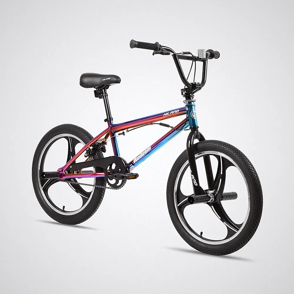 Hiland 20 Inch 3 5 Spoke Kids BMX Bike for Boys Girls Ages 5-12, 360 Degree R...