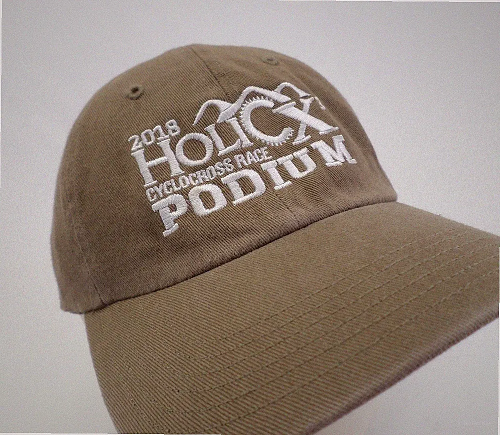 HoliCross Cyclocross Race Hat Cap HoliCX3 2018 Podium Bicycle Strapback Taupe