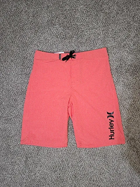 Hurley Boys Size 20/30 Board Shorts Trunks Hybrid 9.5" Inseam Beach Surfer Skate
