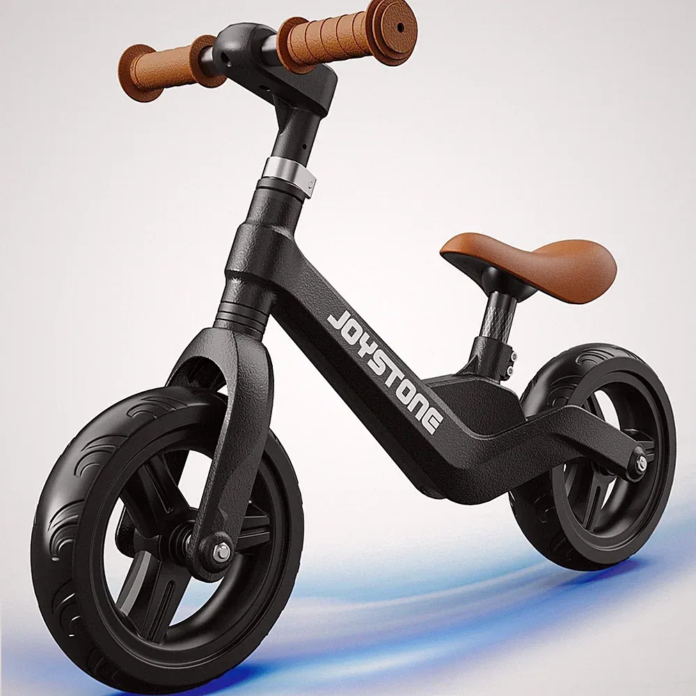 JoyStone Toddler Balance Bike Toys, 1-3 Years Old Boys Girls, Balance Bike Black