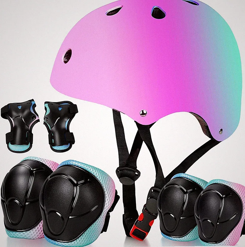 Kids Bike Helmet Set Adjustable for Children, Boys, Girls and Teenagers Aged 3-1