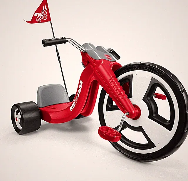 Kids Bike, Kids Toys, Outdoor Toys for Toddlers 3-5, Toddler Bike, Big Flyer Spo