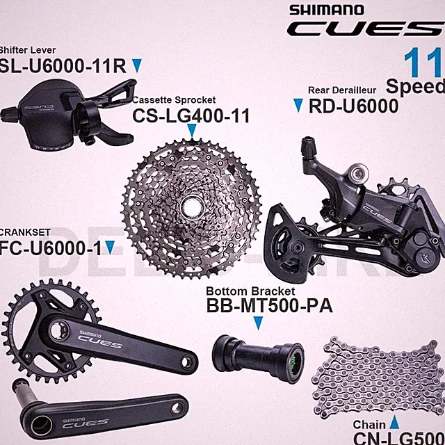 NEW SHIMANO CUES U6000 11-SPEED GROUP GROUPSET 32T 170MM 50T BSA