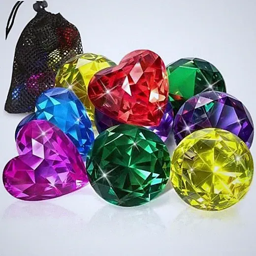 Pool Toys, 9 Pcs Extra Large Dive Gems for Kids Ages 4-8, 8-12, Summer Beach