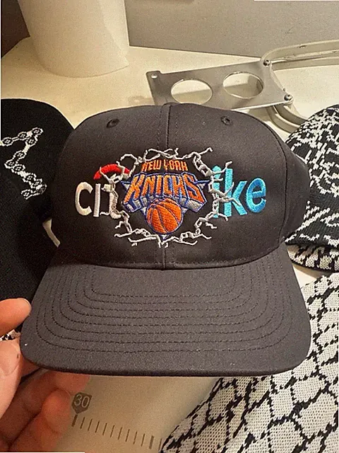 Pro 212 New York Knicks Citi Bike Boys NBA Snapback Cap Hat Black/Gray
