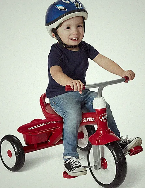 Red Rider Trike for Ages 2.5–5, Three Wheel Toddler Bike, Kids Tricycle, Outdoor