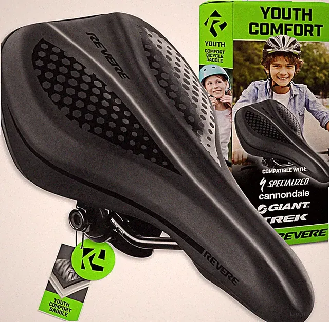 Revere Youth Memory Foam Saddle - Stylish, Ultra-Comfort Bike Seat for Kids, You