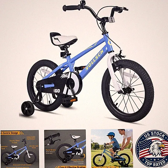 Single-Speed Kids Bike with Adjustable Seat - Perfect for Beginners Ages 2-8