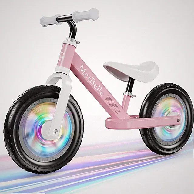 Toddler Balance Bike 2 Year Old,12”No Pedal Kids Indoor Outdoor Toy Bike 2-5...