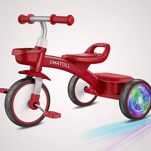 Toddler Tricycle for 18 Month to 4 Year Old Boys Girls, Toddler Bike Toys with