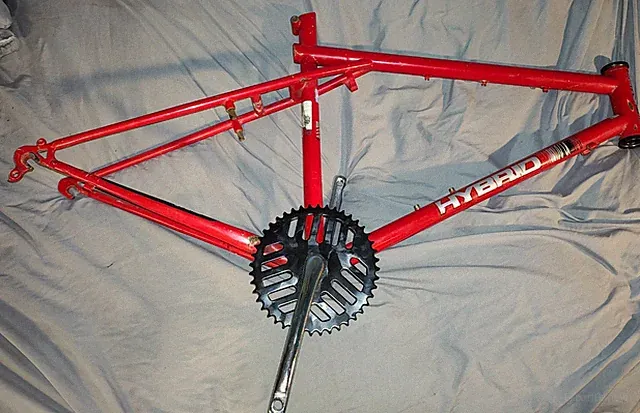 Vintage 1988 GT Hybrid 24" Old School Mountain Bike BMX Klunker Cruiser Frame