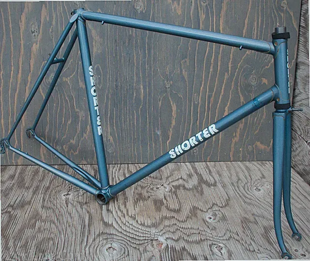 Vintage Alan Shorter 57cm Road Bike FRAME & FORK Reynolds 531 Steel Race Bicycle
