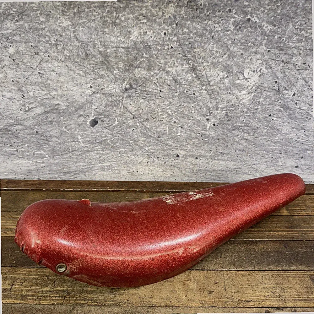 Vintage Banana Bicycle Saddle Seat Red Sparkle Cruiser Lowrider Muscle Cuts