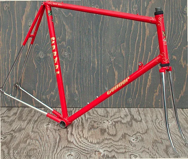 Vintage Condor 63cm Road Bike FRAME & FORK 531 Superbe Hurlow Campagnolo Bicycle