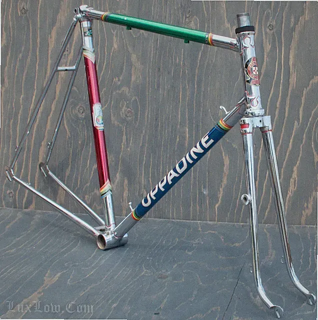 Vintage Uppadine Path Bicycle FRAME FORK 531 ReynoldsSteel Prewar Racer RoadBike