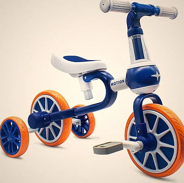 XIAPIA 3 in 1 Toddler Bike for 2-4 Year Old Girl Boy, Kids Regular, Blue