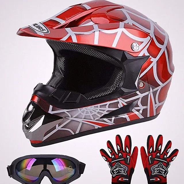 Youth Dirt Bike Helmet DOT Certified for Boys & Girls Ages 5-14, Four Wheeler...